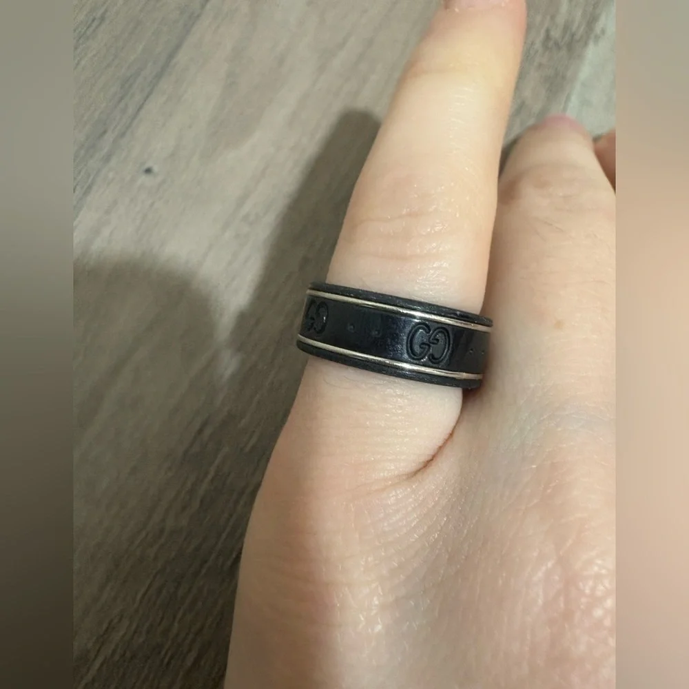 Gucci Black Unisex ring - Picture 2 of 8